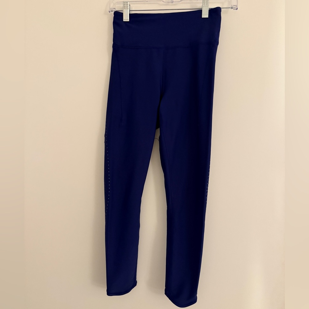 Athleta Pacesetter Ultra High Rise 7/8 Deep Marine Leggings